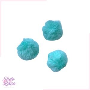 POMPOM PELINHO LISO TIFFANY (5CM) - 1 UNIDADE