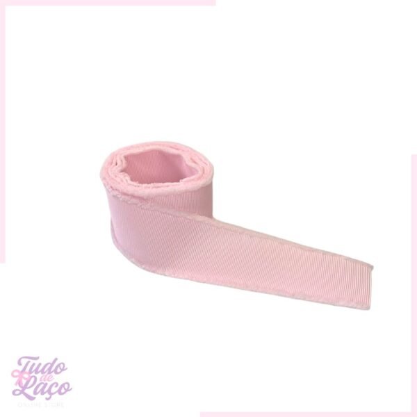 FITA DESFIADA ROSA BEBÊ 38mm - (2 METROS)