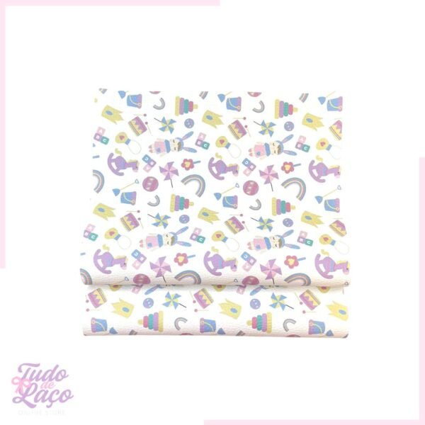 LONITA BRANCA ESTAMPA BONECA (24X40) - 1 UNIDADE