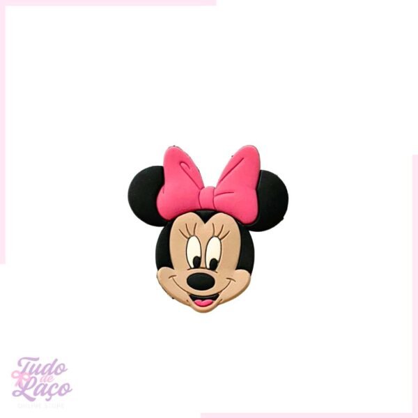 APLIQUE EMBORRACHADO MINNIE G (7,5 CM) - 1 UNIDADE