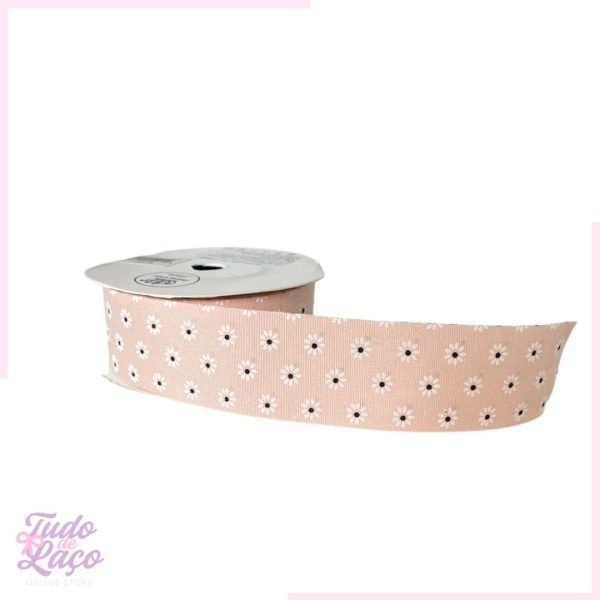 FITA FLORIDA PRINCESS ROSÉ CLARO 38mm - (1 METRO)