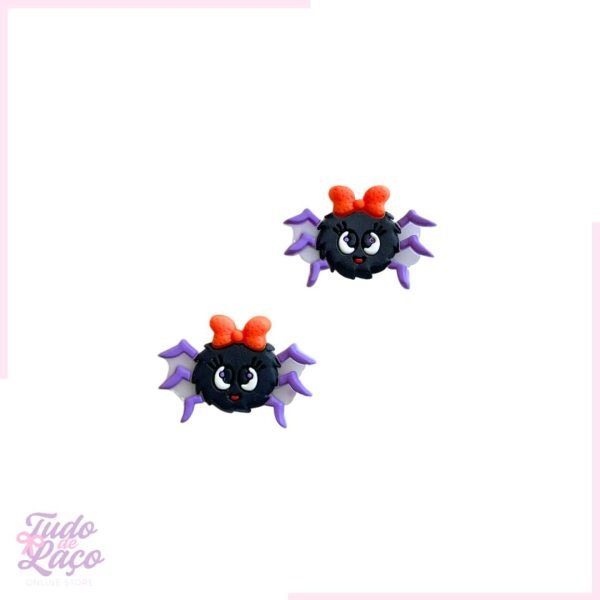 APLIQUE EMBORRACHADO ARANHA (PARZINHO)