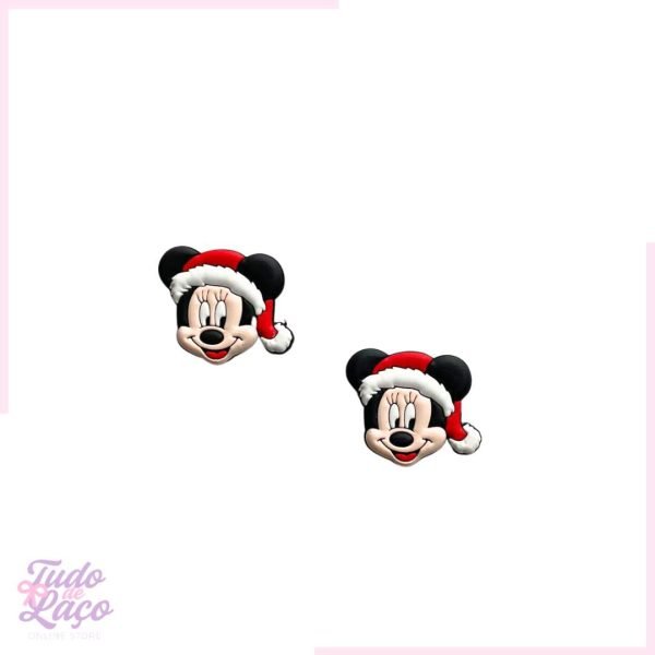 APLIQUE MBORRACHADO MINNIE NATAL - (1 UNIDADE)