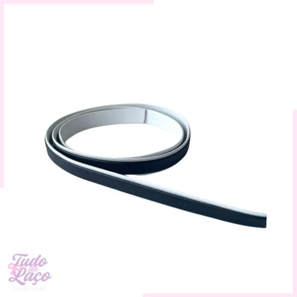 TIRA DE LONITA PRETA/BRANCA 12mm (1 METRO)