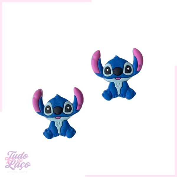 APLIQUE EMBORRACHADO STITCH - 3,7CM (1 UNIDADE)