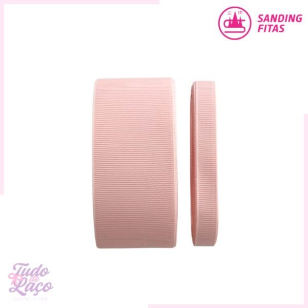 FITA GORGURÃO SANDING SALMÃO COR 121 (5m) - 3 TAMANHOS