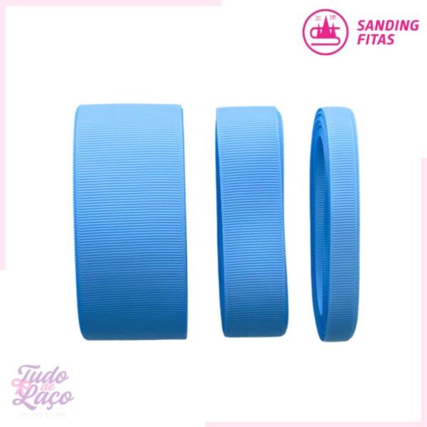 FITA GORGURÃO SANDING AZUL CLARO COR 180 (5m) - 3 TAMANHOS