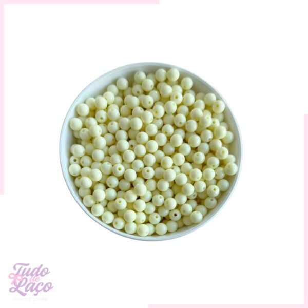 MIÇANGA BOLA CREME - 8mm (25 GRAMAS)