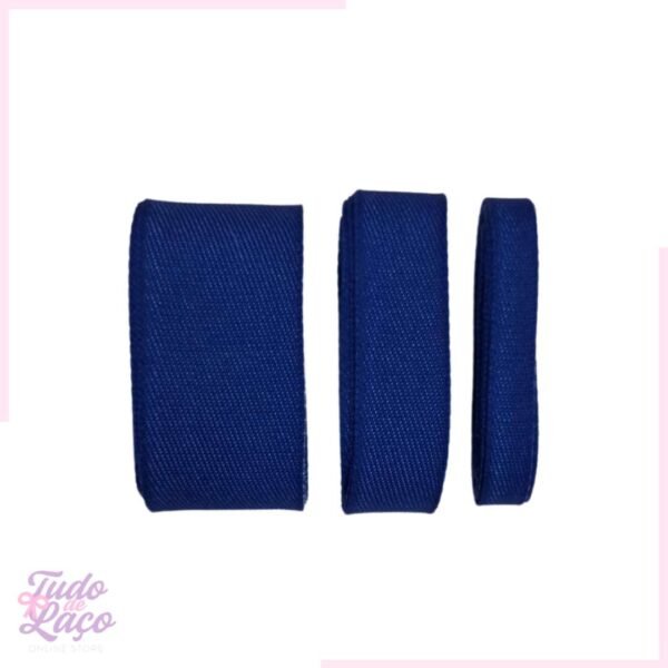 KIT FITA JEANS ESCURA LISA SINIMBU - 3 TAMANHOS  (2 METROS CADA)