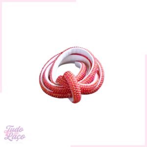 MEIA CANA STRASS VERMELHA - 8mm (1 METRO)