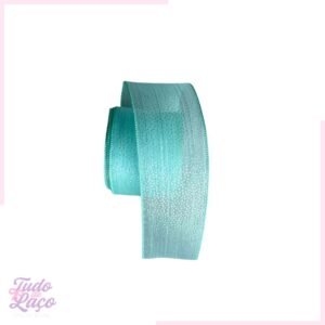 FITA VERDE BB ORGANZA COM BRILHO - N9 (1 METRO)