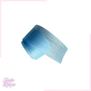 FITA AZUL BB ORGANZA COM BRILHO - N9 (1 METRO)