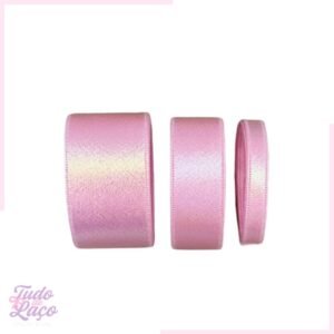 KIT FITA ROSA HOLOGRÁFICA - 3 TAMANHOS  (1 METRO CADA)