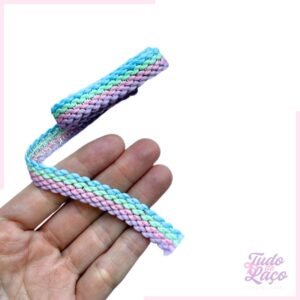 FITA CANDY ONDULADINHA COM LILÁS (1,5CM) - 2 METROS