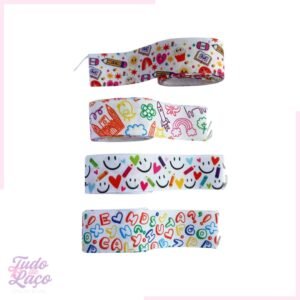 KIT FITAS ESCOLARES SINIMBU N9 4 MODELOS (2 METROS CADA)