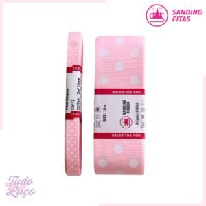 KIT FITA GORGURÃO POÁ ROSA BB N2 e N9 SANDING (2 METROS CADA)
