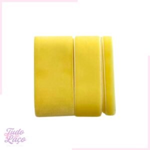 FITA VELUDO AMARELO CLARO - 1 METRO