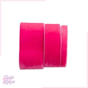 FITA VELUDO PINK - 1 METRO