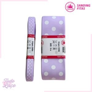 KIT FITA GORGURÃO POÁ LILÁS N2 e N9 SANDING (2 METROS CADA)