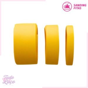 FITA GORGURÃO SANDING AMARELO 115 (5m) - 3 TAMANHOS
