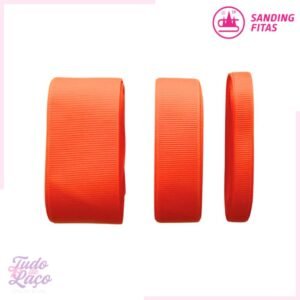 FITA GORGURÃO SANDING LARANJA 123 (5m) - 3 TAMANHOS