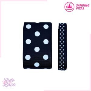 KIT FITA GORGURÃO POÁ PRETA N2 e N9 SANDING (2 METROS CADA)