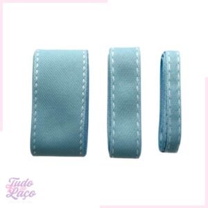 KIT FITA JEANS CLARA SINIMBU C/PESPONTO BRANCO - 3 TAMANHOS  (2 METROS CADA)