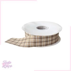 FITA XADREZ INVERNO NUDE - 1 METRO