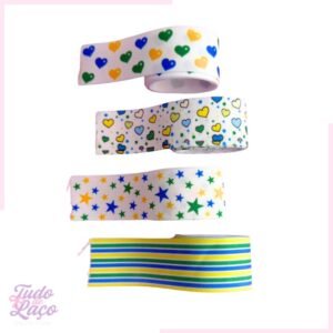 KIT FITAS BRASIL SINIMBU N9 (1 METRO DE CADA)