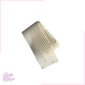 FITA VELUDO OFF WHITE COM PONTO DE LUZ (38MM) - 1 METRO