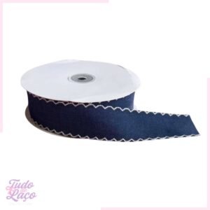 FITA JEANS ESCURA COM PESPONTO N9 - 1 METRO