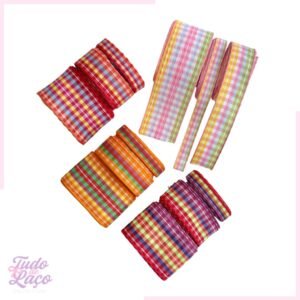 KIT FITAS XADREZ JUNINA SINIMBU N9 (4 CORES)