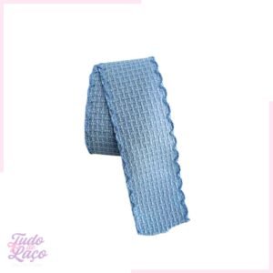 FITA TWEED AZUL C/PESPONTO N9 - 1 METRO