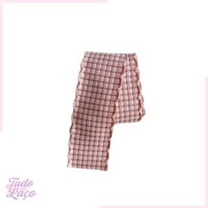 FITA TWEED ROSÉ C/PESPONTO E BRILHO N9 - 1 METRO