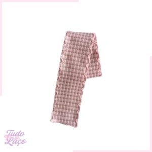 FITA TWEED ROSA C/PESPONTO E BRILHO N9 - 1 METRO