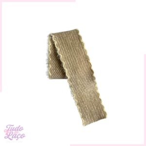 FITA PELINHO BEGE C/PESPONTO N9 - 1 METRO