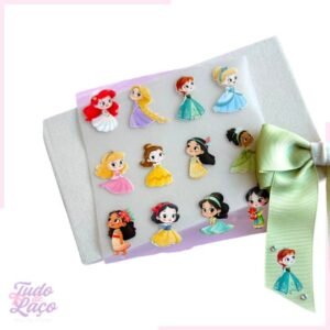 APLIQUE TRANSFER PRINCESAS (12 UNIDADES)